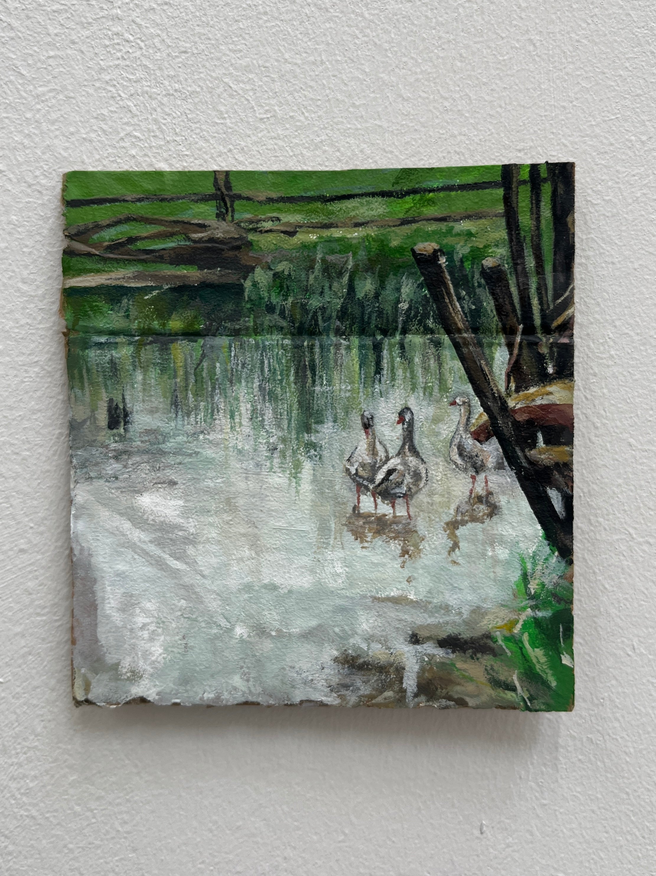 Village as I remember, 10.5x10cm
