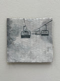 Cable cars, 9.5x9.5 cm
